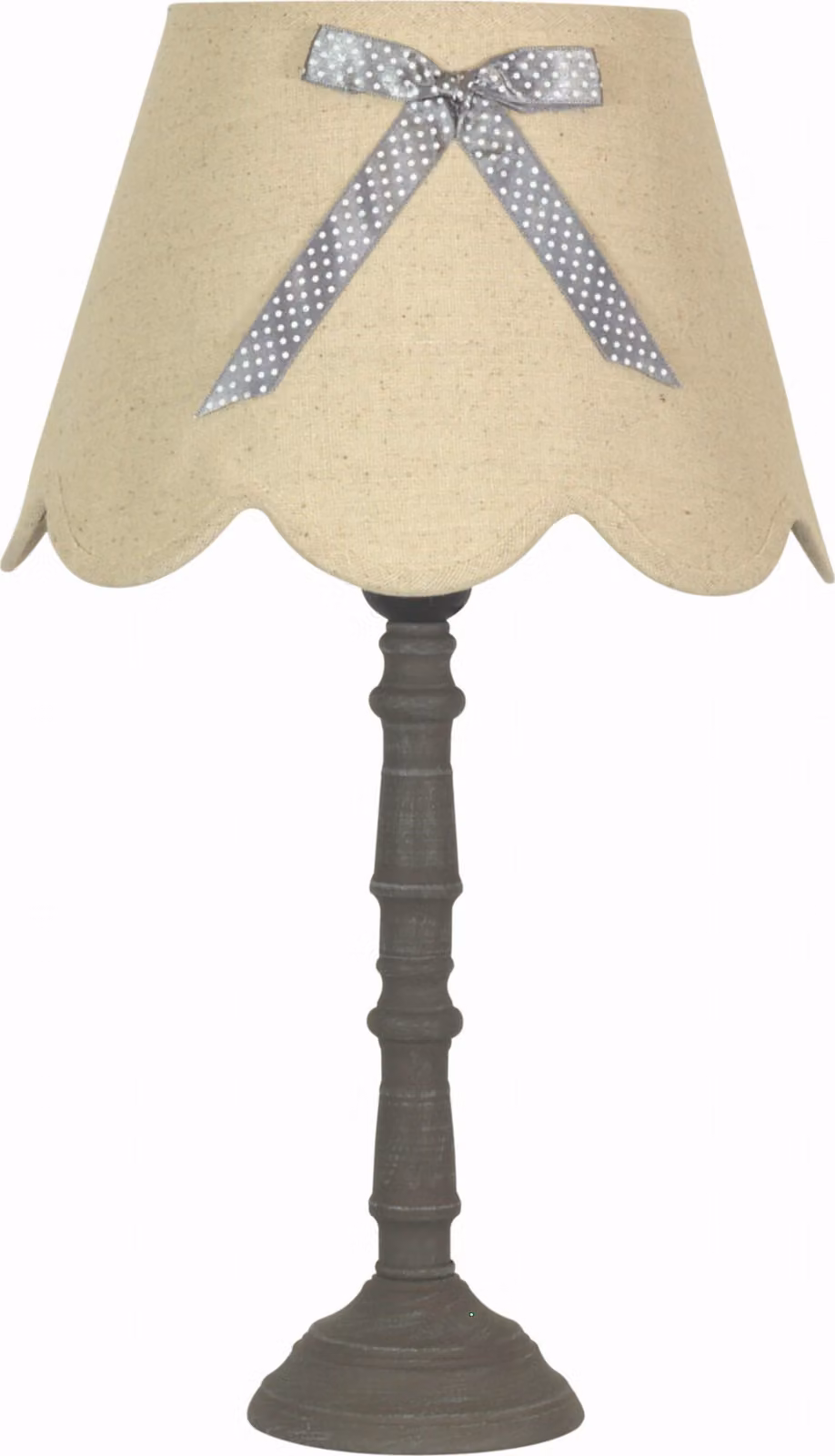 Lampada da tavolo VIBU grigia 1xE27x60W in tessuto, dimensioni: 47x28x28 cm, IP20, Candellux