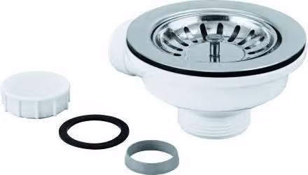 Set di scarico per lavelli da incasso acciaio inox acciaio inox