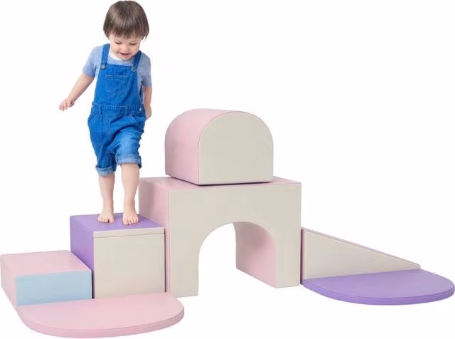 Set di motricità per bambini Zephmum in schiuma multicolore L/P/H: 170 x 130 x 40 cm
