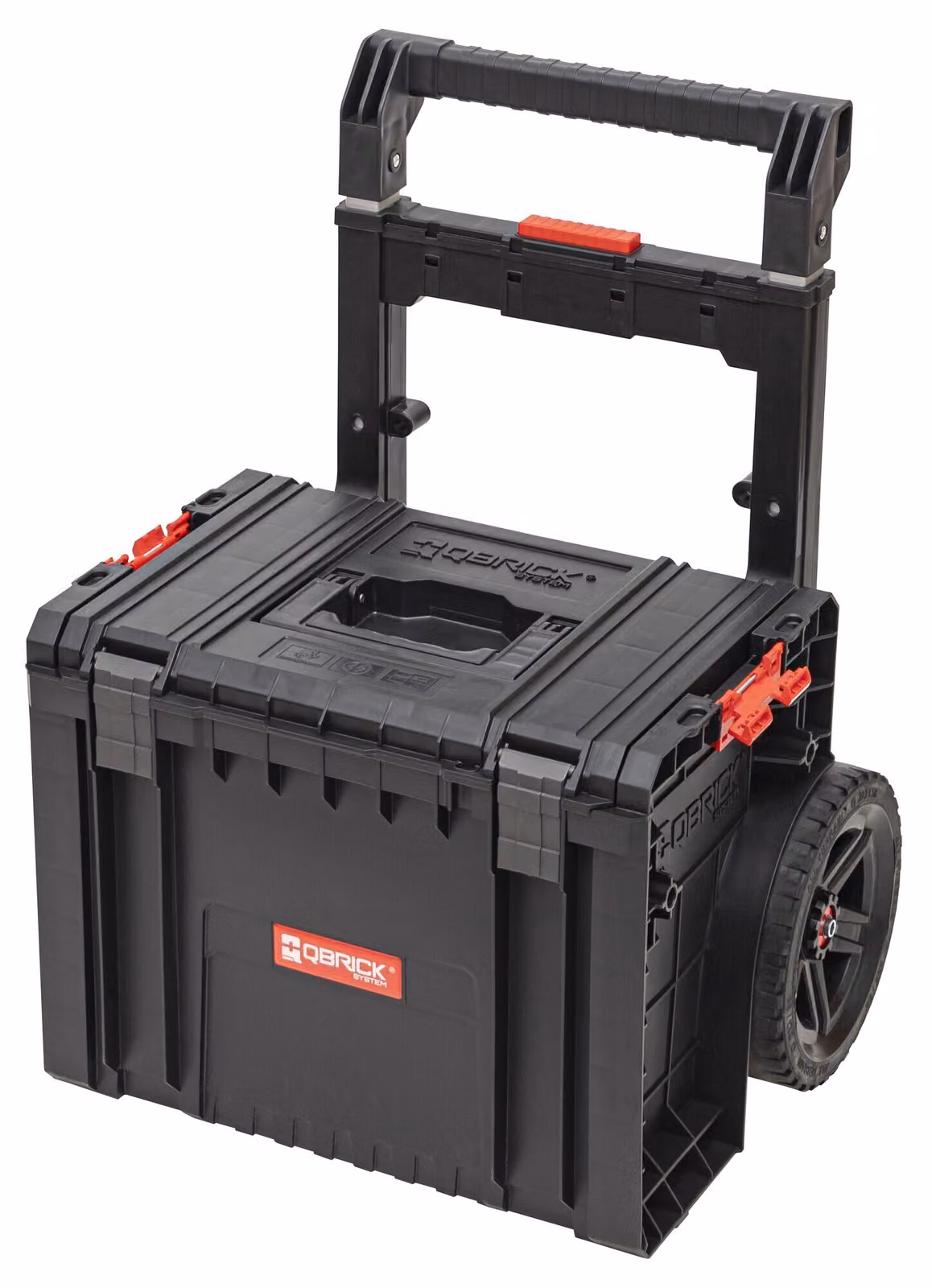 Qbrick System PRO Cart 2.0 Plus impilabile 490 x 415 x 660 mm 29 l IP54 doppio manico telescopico estraibile