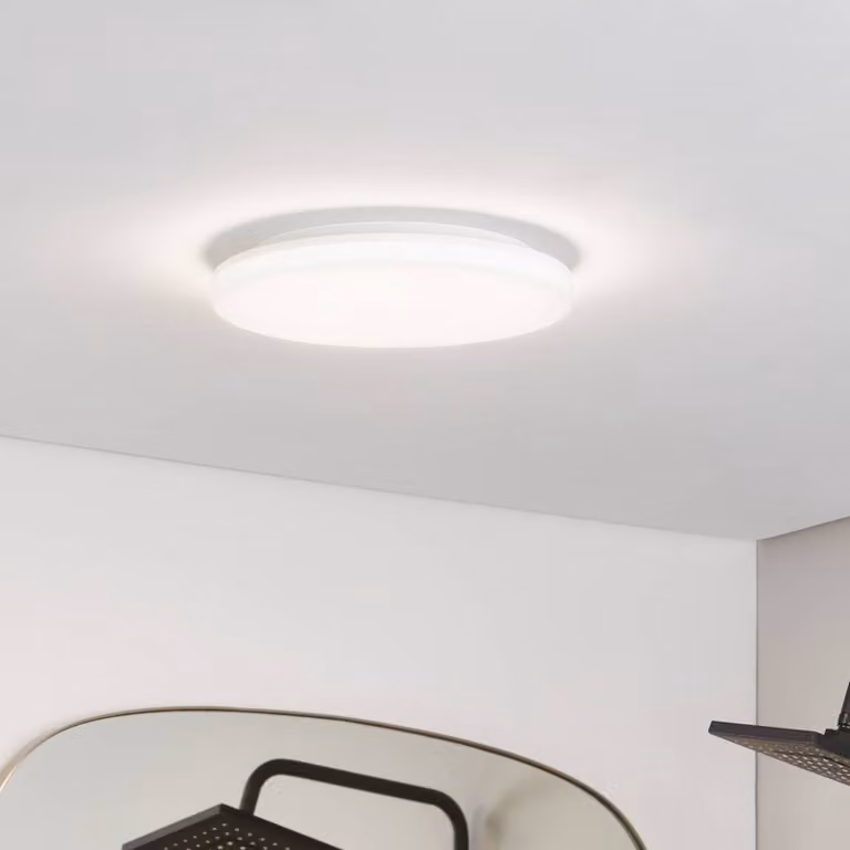 Plafoniera a LED Artin PRIOS, Bianco / Opale, Bagno, Plastica, Moderno, Plafoniera LED