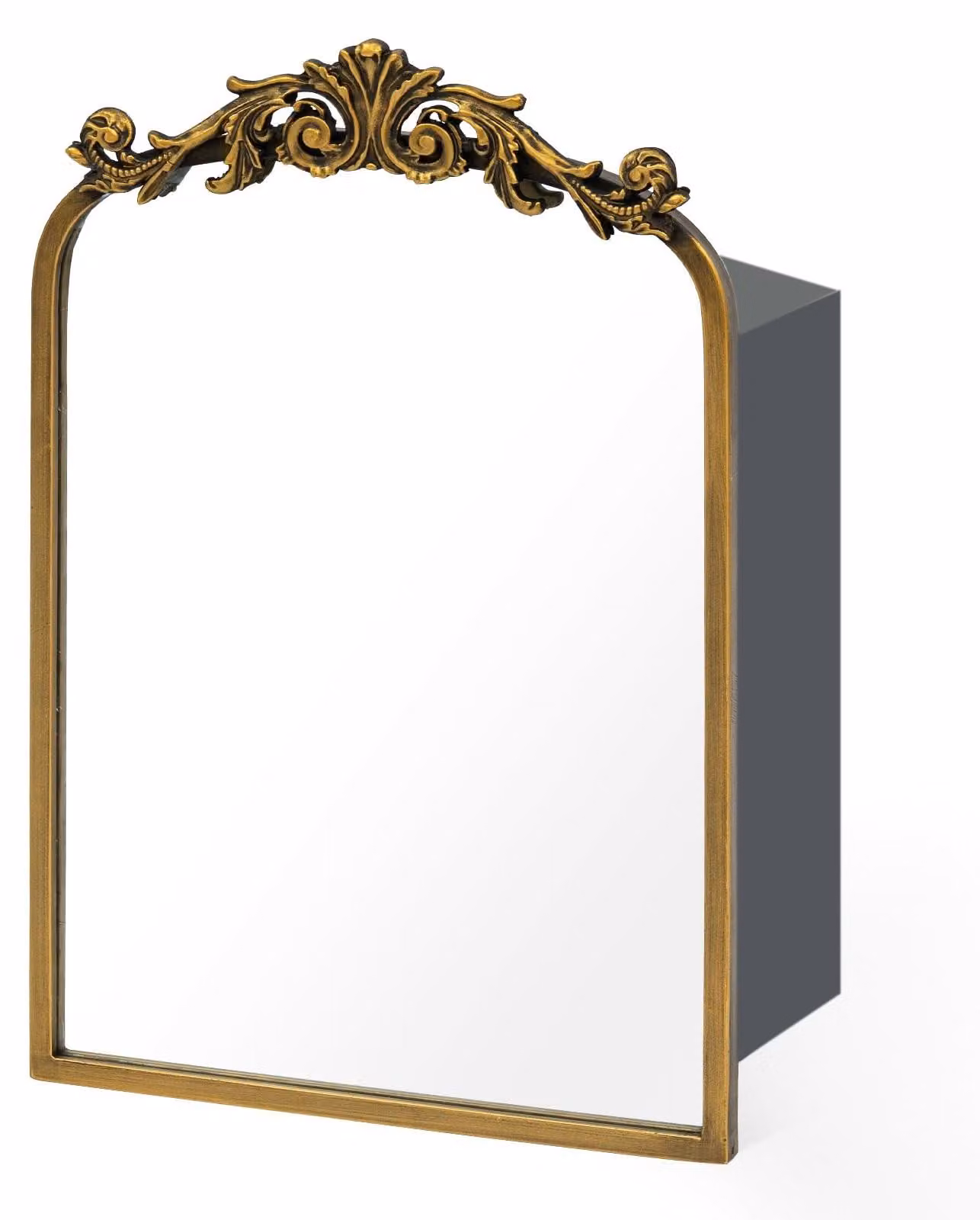 Specchio dorato antico, ideale per la decorazione della parete