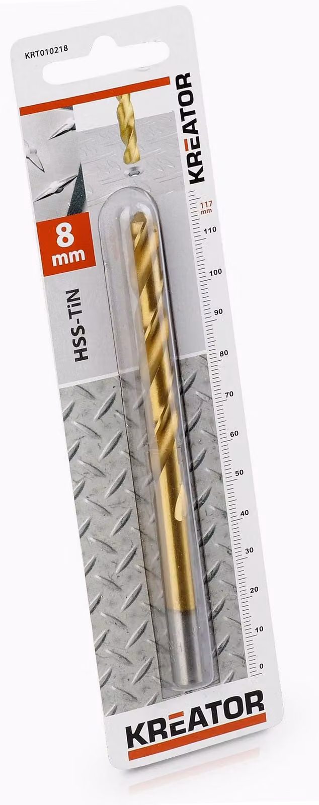 Punta in metallo titanio HSS Ø 8x117mm
