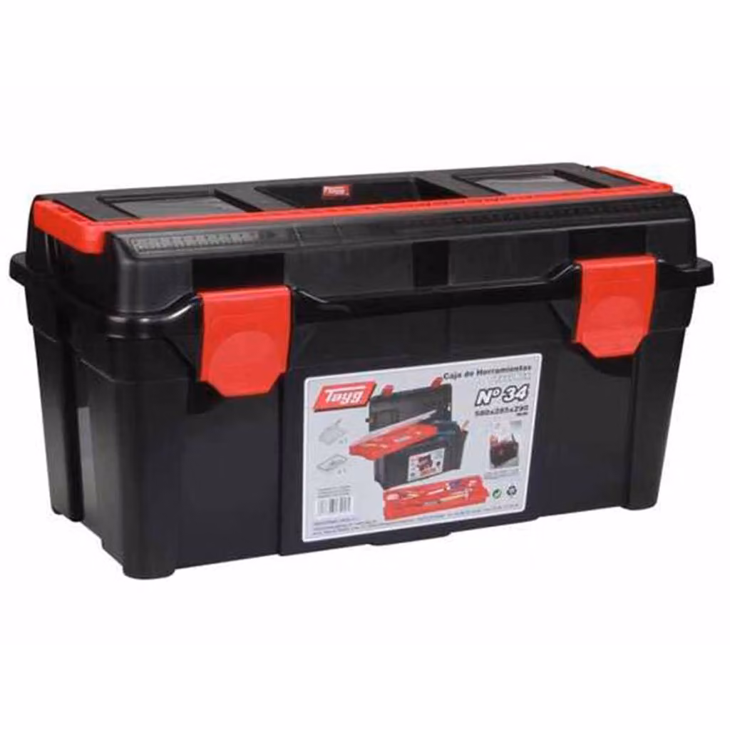 Tayg - Cassetta degli attrezzi - 500 X 258 X 255 Mm - Con vassoio e scatola - 47,9 L