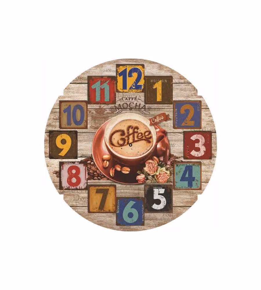 Orologio Muro Coffee Patch Cm 30 Xtra 10886