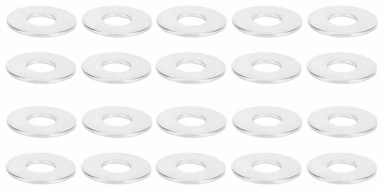 20 pezzi/sacchetto, rondelle in acciaio inossidabile 304, M6, guarnizioni per serre, accessori
