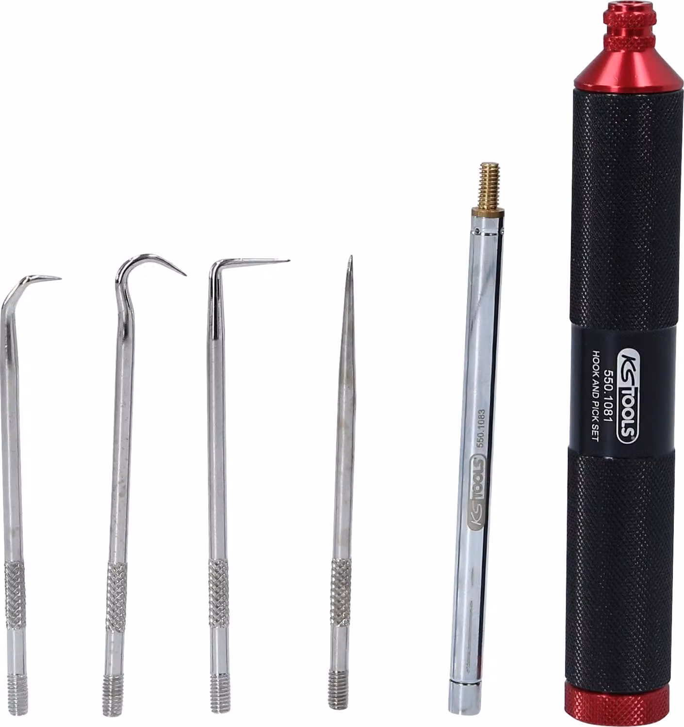 KS TOOLS Attrezzo per magneti e ganci, 6 pezzi ( 550.1080 )