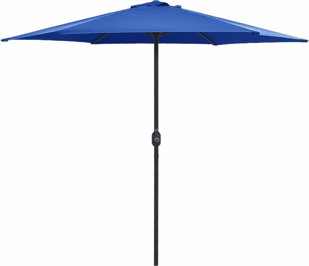 Maison Exclusive - Ombrellone con palo in alluminio, dimensioni 270x246 cm, colore azzurro