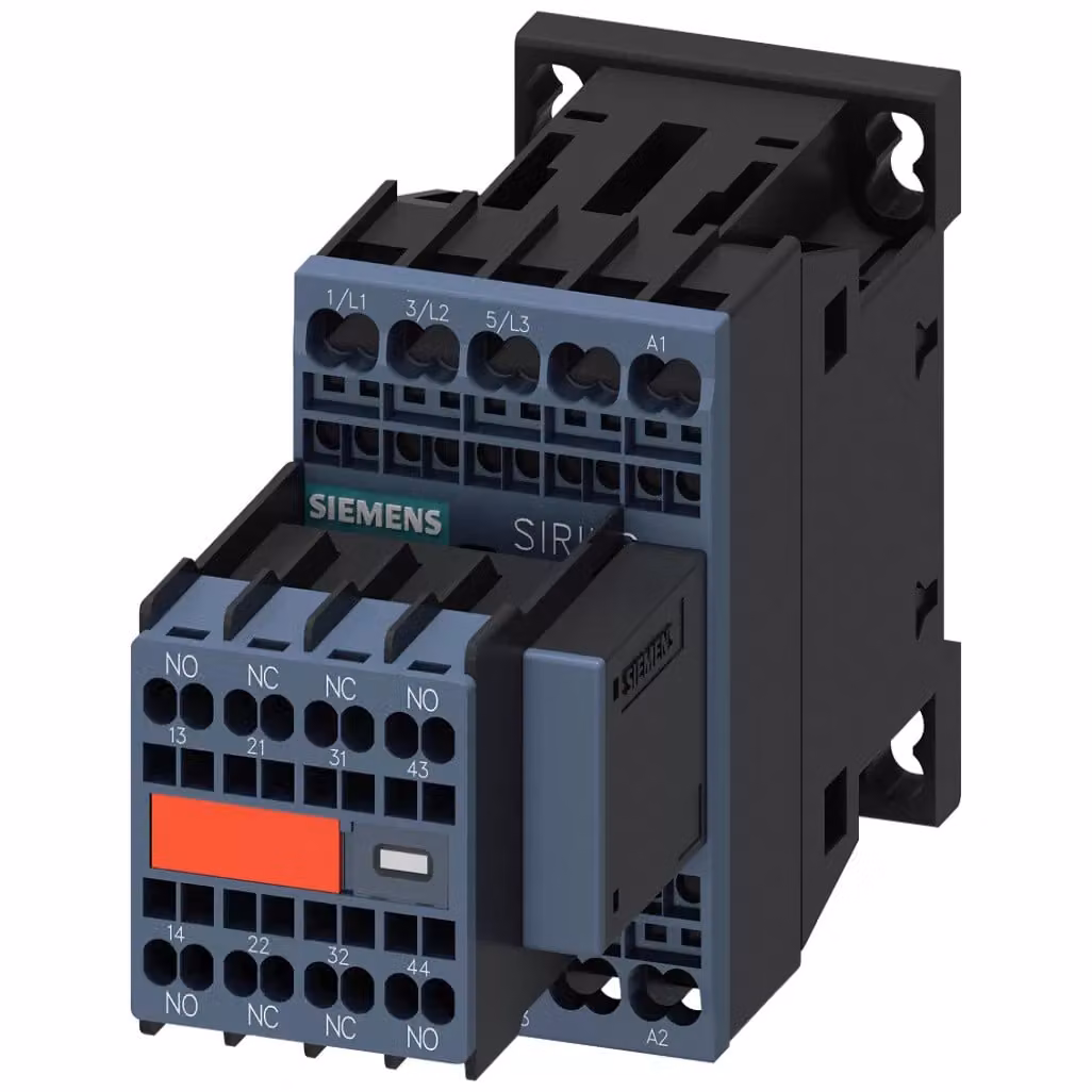 Contattore Siemens, AC-3e, 16 A/7,5 kW/400 V, a 3 poli, CA 230 V, 50/60 Hz, 2S+2Ö, collegamento a molla... 3RT20182CP043MA0