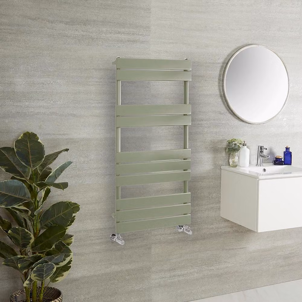 Scaldasalviette di Design - 1000mm x 600mm - Verde (Sage Leaf Green) - Lustro
