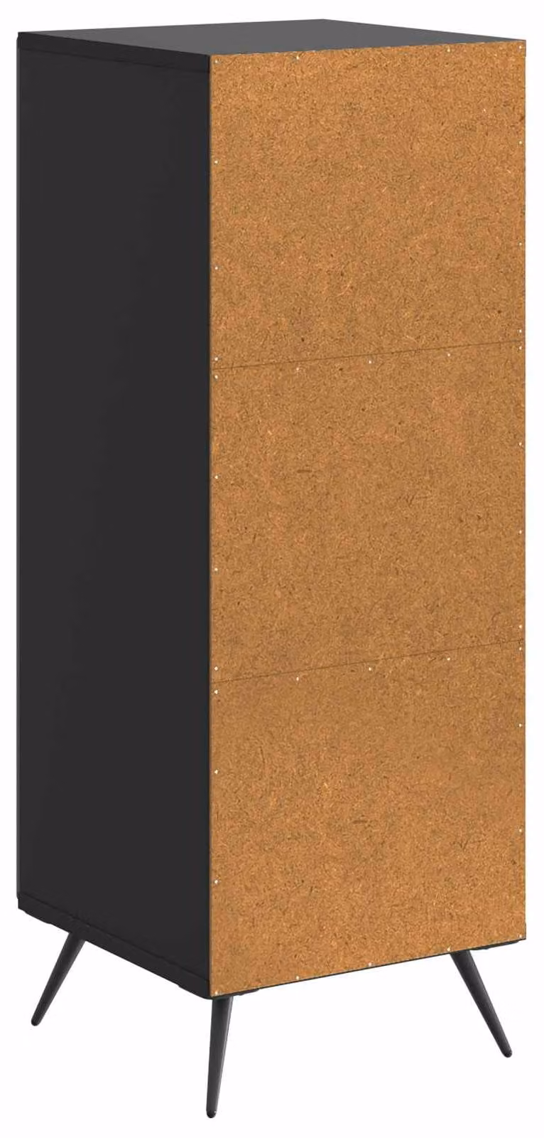 Credenza Nero 33 x 34,5 x 90 cm Legno ingegnerizzato