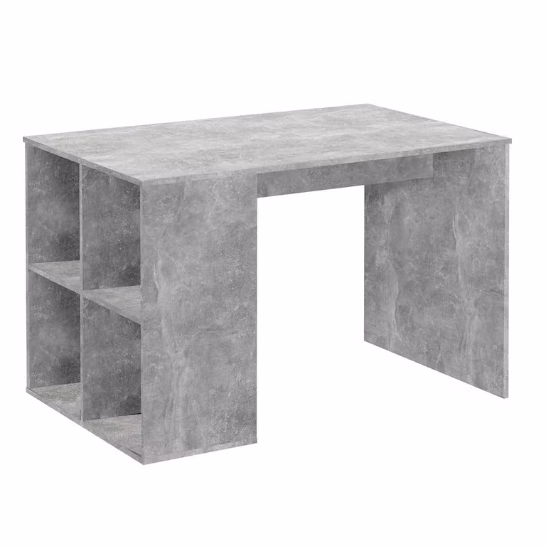 Scrivania FMD con ripiano 117×73×75 cm look cemento