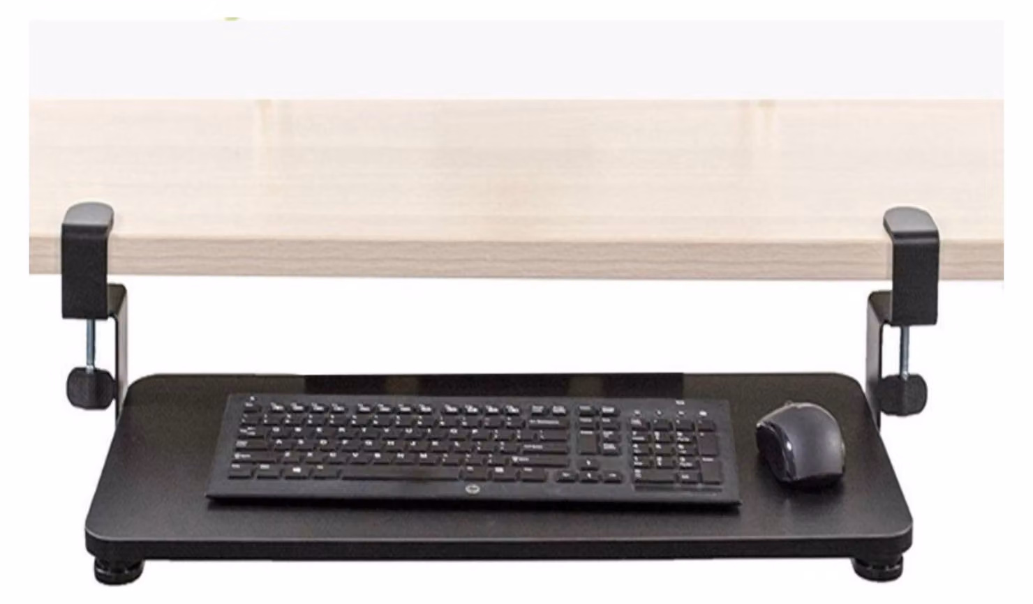 Lovnix - Supporto per tastiera - Per una posizione seduta ergonomica, comoda e attiva - Supporto da tavolo - 65 x 25 x 11 cm - Nero