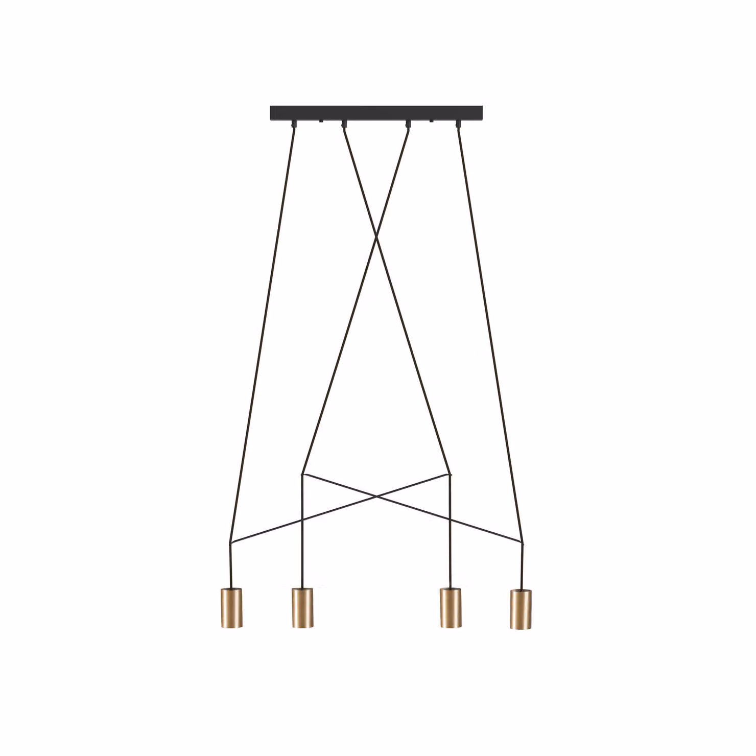 Lampada a sospensione a candelabro Nowodvorski IMBRIA in ottone 7957