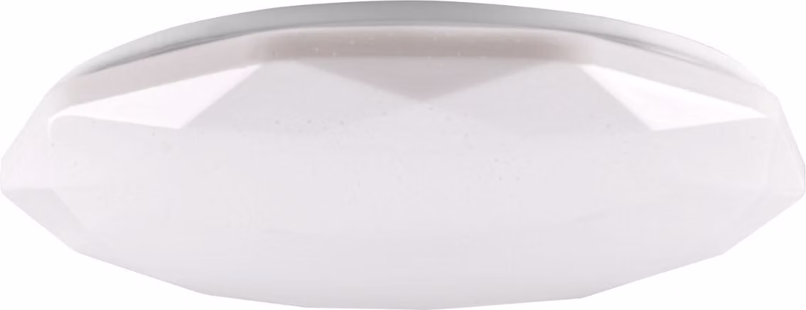 Plafone LED rotondo con telecomando GALAXY bianco 72W, tonalità di bianco 8000 lm, materiale plastico, dimensioni: 8,5 x 49,5 x 49,5 cm, IP44, Polux