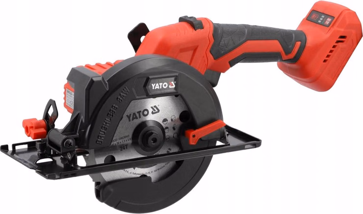 Cordless Brushless Circular Saw 18V – 140mm Blade – Bare Tool (No Battery/Charger)