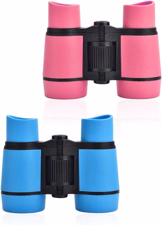 Specchio da esterno per bambini - 2 pezzi - Blu-rosa