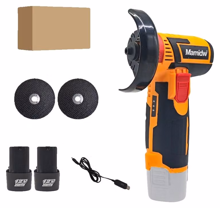 Smerigliatrice angolare, design compatto, prestazioni ad alta velocità, batteria ORANGE-2