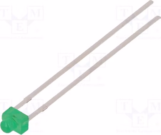 4 LED, 4-12 mcd, verde, 40°, numero di pin: 2, modello TLUG2401. Diodi LED a montaggio superficiale (SMD), 1,8 mm, 2,4-3V, 1,8 mm