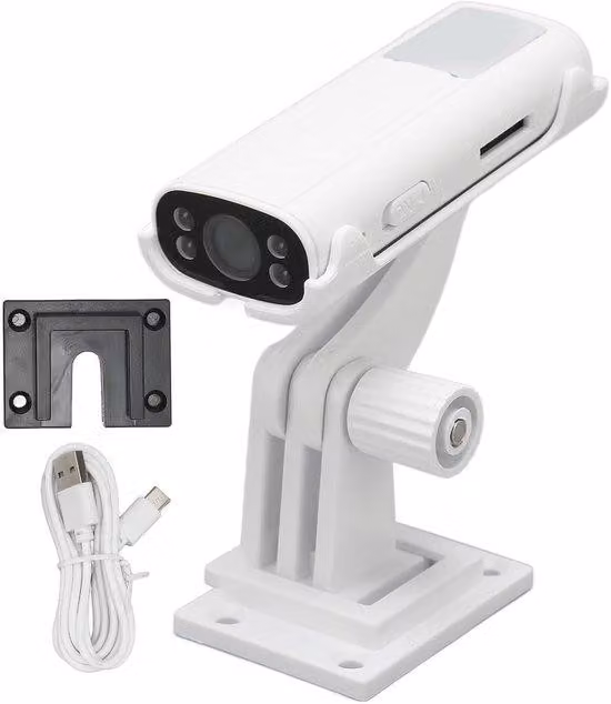 Telecamera posteriore grandangolare da 150°, resistente all'acqua (grado di protezione IP54), wireless, con sistema di fissaggio magnetico, angolo di visione di 150 gradi.