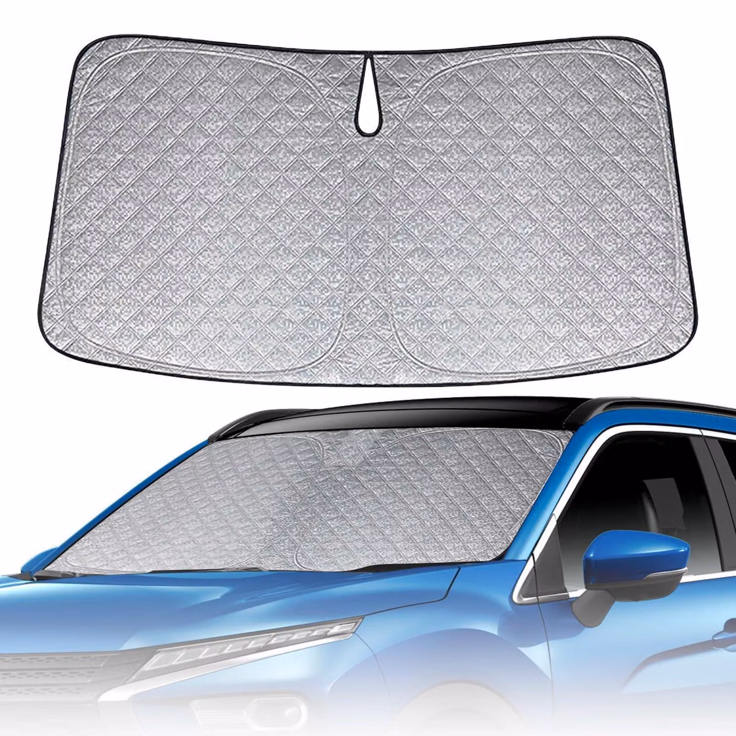 Schermo parasole per parabrezza per Mitsubishi Eclipse Cross 2022-2026, pieghevole, con protezione UV