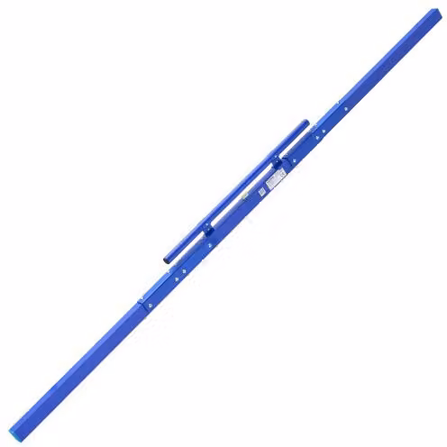 VEVOR Staggia Manuale per Calcestruzzo 2430 mm, in Lega di Alluminio Blu, Staggia Manuale Monopezzo, Livella a Bolla Integrata, Verniciatura a Polvere, Leggera, per Marciapiedi e Pavimenti di Garage