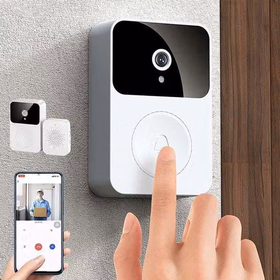 Videocitofono intelligente con visione notturna - Sistema di sorveglianza wireless - Sistema di sicurezza con comunicazione bidirezionale - Gestione tramite app e Wi-Fi - Visione notturna HD