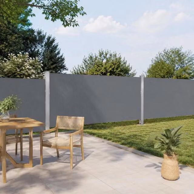 Extendable Side Awning, Anthracite, 180x1200 Cm
