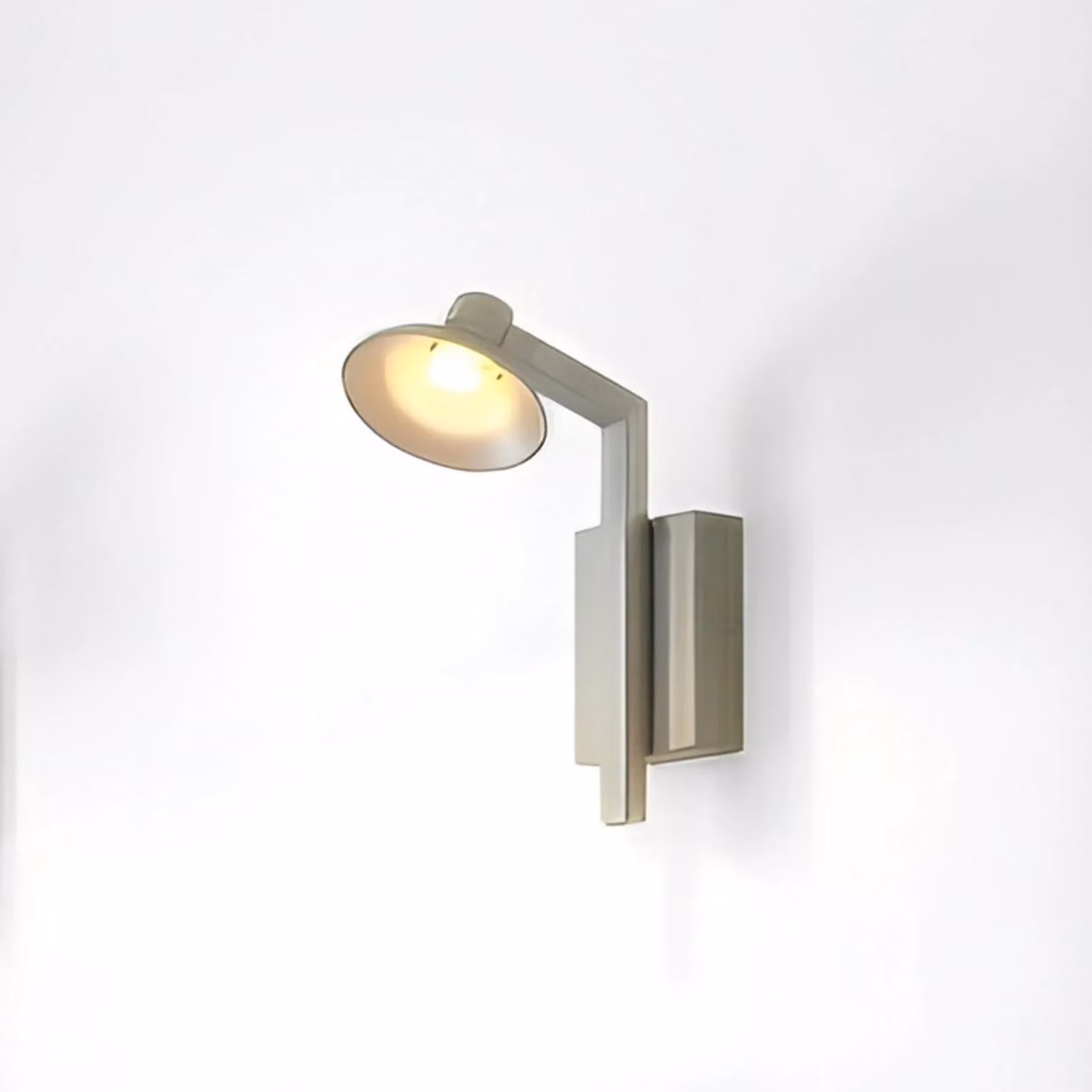 Applique da parete a LED Steve Lucande, dimmerabile, Alluminio / Grigio / Zincato, Soggiorno / Sala da pranzo, Metallo, Moderno, Applique a LED