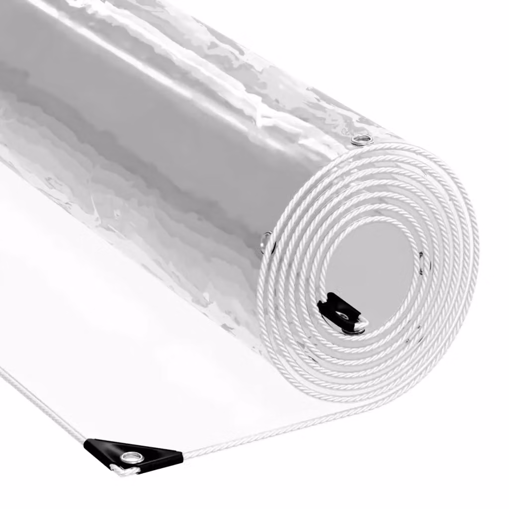 Copertura per piante vidaXL in PVC trasparente per protezione invernale 4 x 10 m