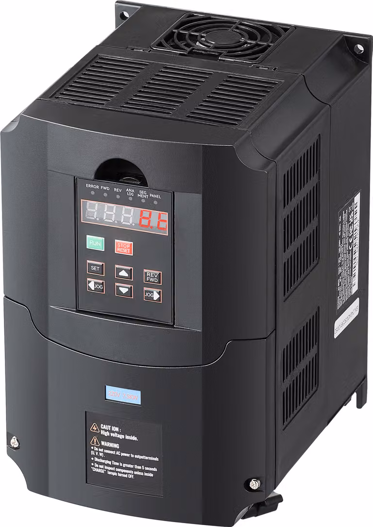 SucceBuy VFD 10 hp, 7,5 kW, 35 A, ingresso 220 V trifase a uscita 220 V trifase, inverter, ingresso 40-60 Hz, uscita 0-400 Hz per il controllo della velocità del motore mandrino CNC