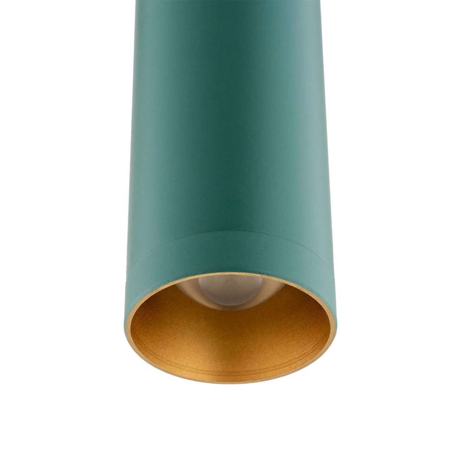 Lampada LED a sospensione Rulo, verde, Ø 3,2 cm, acciaio, 3000 K Rulo Argon, Verde, Soggiorno / Sala da pranzo, Metallo
