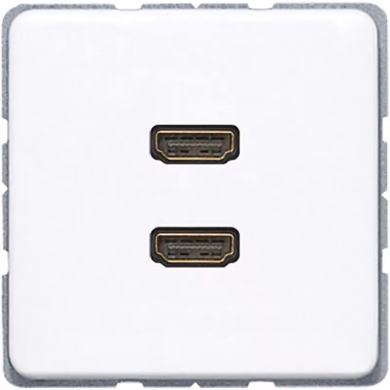 Jung MACD1133WW 2 x HDMI bianco alpino