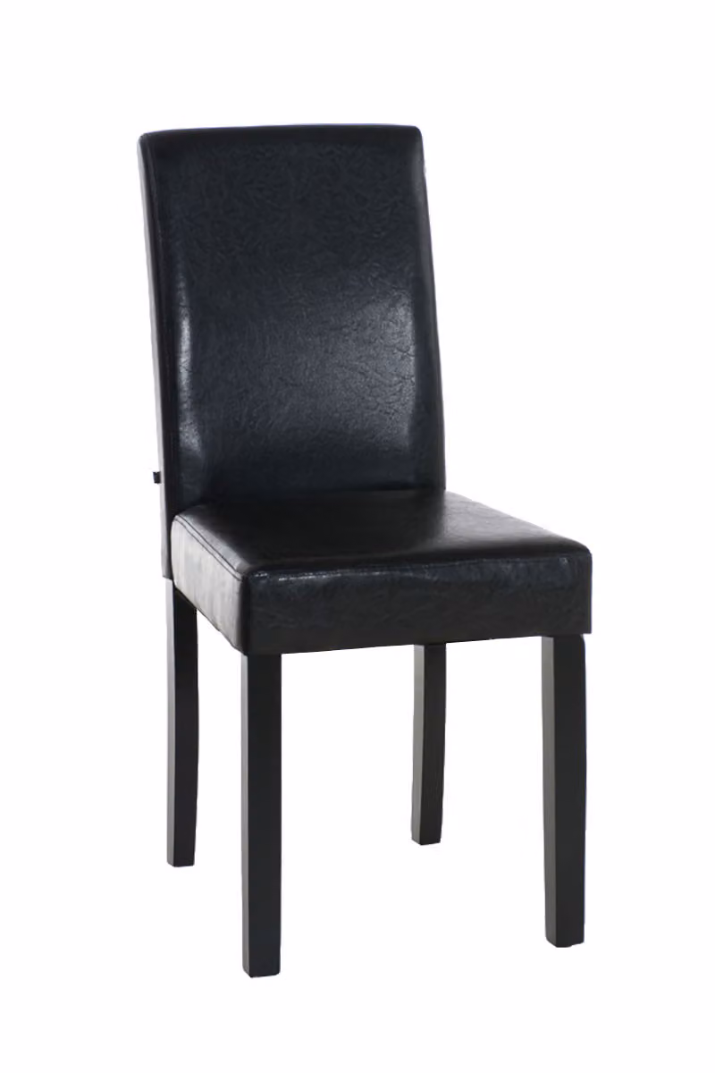Sedia da pranzo Ina nero marrone