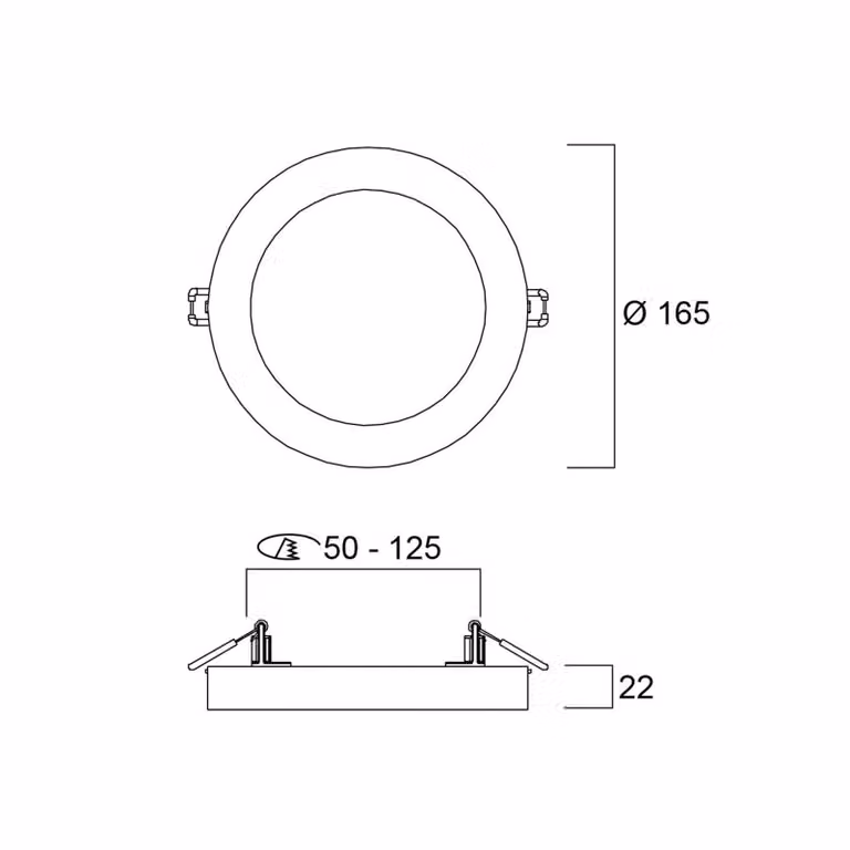 Sylvania Plafoniera a LED START 5in1, dimmerabile, Bianco / Opale, Corridoio, Plastica, Plafoniera LED