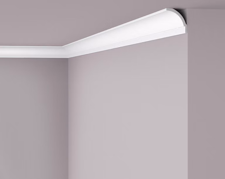 Modanatura per soffitto NMC BW1 NOMASTYL Noel Marquet Modanatura decorativa modanatura decorativa modanatura classica colore bianco 2 m