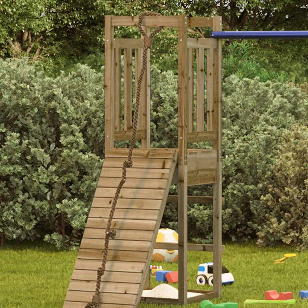 vidaXL Torre da Gioco 53x46,5x169 cm in Legno di Pino Impregnato
