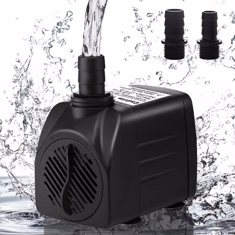 Pompa per acquario 25 W 1200 l/h Nero Pompa acquario 25 W - 1200 l/h - Nero - Per acquari d'acqua dolce e fontane