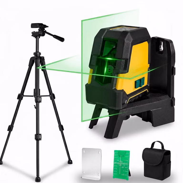 InAndOutdoorMatch - Laser per linee di riferimento - Autolivellante - Laser verde