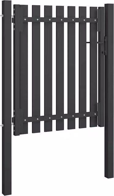 Cancello per Recinzione da Giardino 100x100 cm Antracite 146328