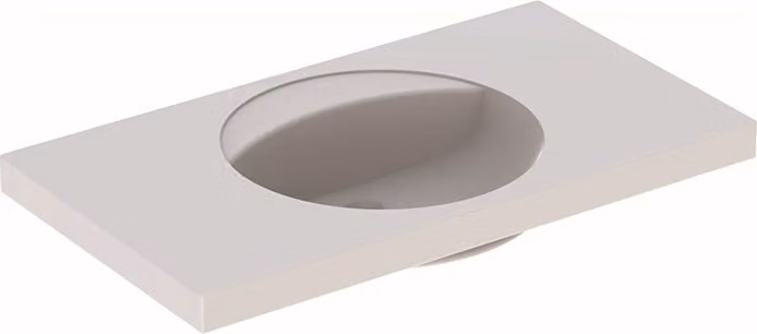 Keramag lavabo Preciosa 124240, 100x55cm KeraTect bianco senza foro per rubinetto, senza sfioratore, 124240600