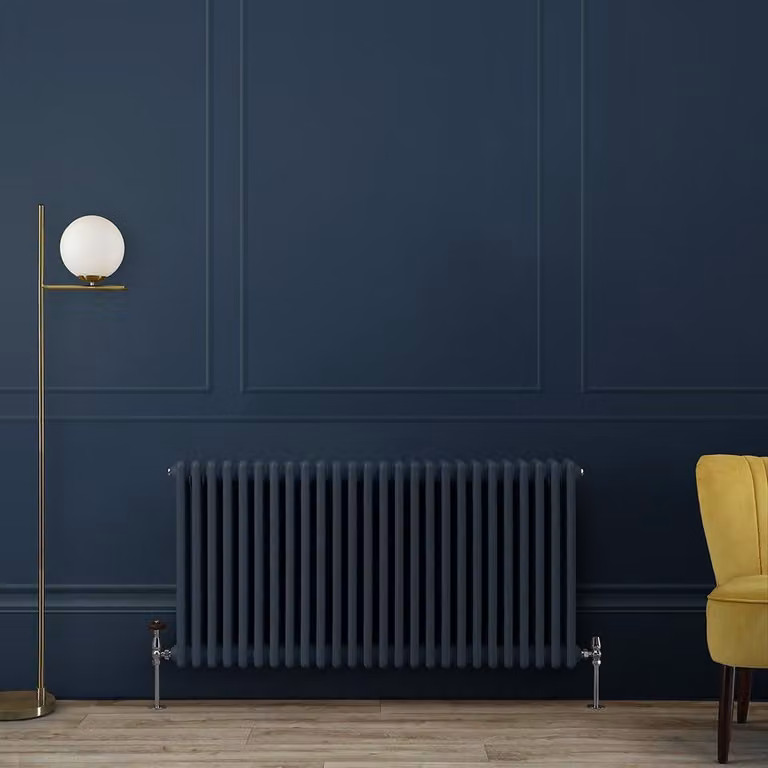 Radiatore Orizzontale a Colonne (3 Colonne) 500mm x 1190mm - Blu (Regal Blu) - Regent
