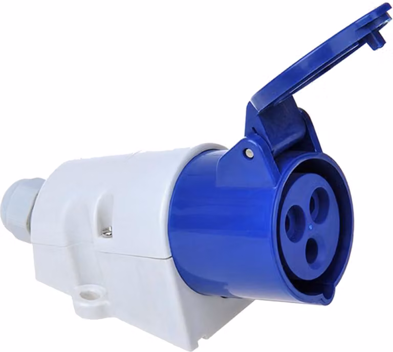 Presa CEE da superficie Presa di corrente Accoppiamento a spina IP44 16A 200V - 250V