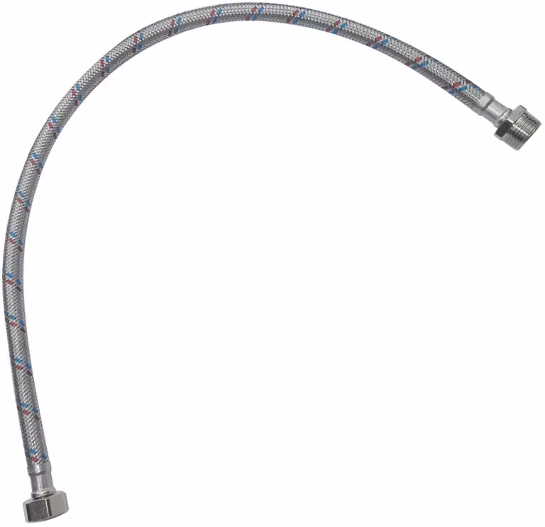 Omgoods - Tubo flessibile di collegamento, 1000 mm - 1/2 pollice - Per cucina, bagno e riscaldamento