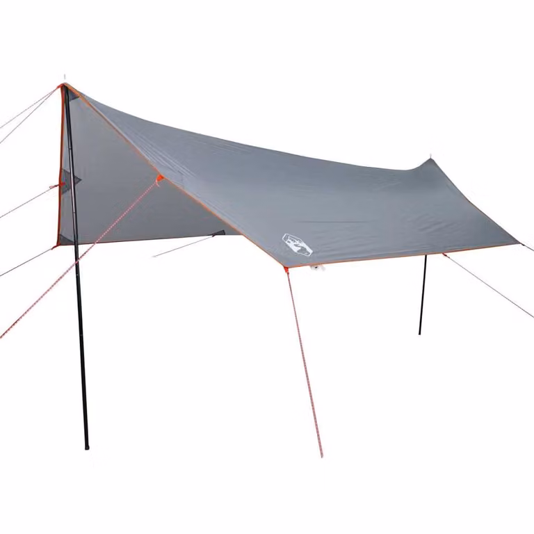 Telone da Campeggio Grigio e Arancione 460x305x210 cm Impermeabile