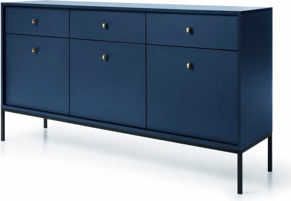 Grande cassettiera combinata ORFEA - blu scuro