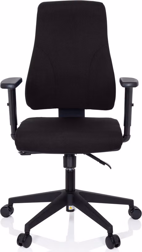 Sedia da ufficio, girevole, MATHES nero