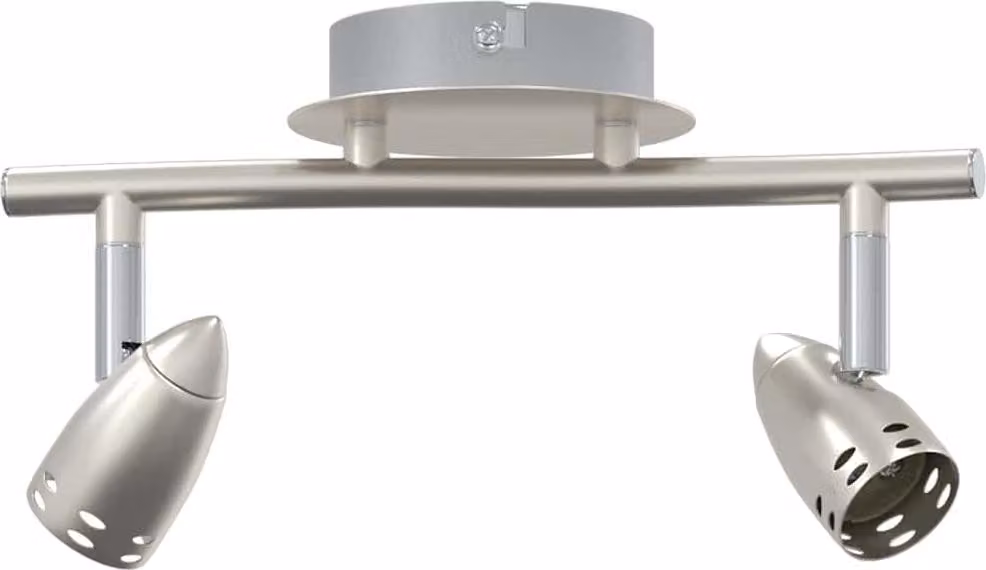 Faretto da soffitto Nichel 27 x 10 x 12 cm Metallo