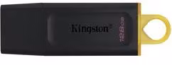 Chiavetta USB Kingston DataTraveler Exodia DTX da 128GB, Tipo-A, Black e Yellow