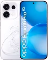 Smartphone Oppo Reno16 Pro 5G Pop White con display da 6,32 pollici, 512GB di memoria e 12GB di RAM – 1